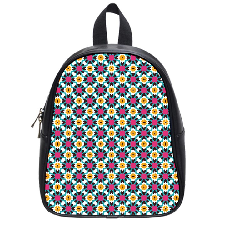 Cute abstract Pattern background School Bags (Small) 