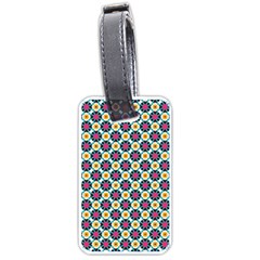 Cute Abstract Pattern Background Luggage Tags (one Side)  by GardenOfOphir