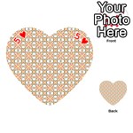 Cute Pretty Elegant Pattern Playing Cards 54 (Heart)  Front - Heart5
