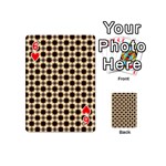 Cute Pretty Elegant Pattern Playing Cards 54 (Mini)  Front - Heart6