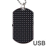 Cute Pretty Elegant Pattern Dog Tag USB Flash (One Side) Front