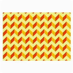 Modern Retro Chevron Patchwork Pattern  Large Glasses Cloth (2-Side)