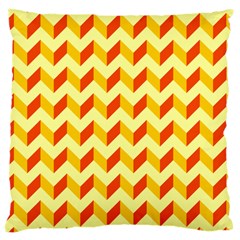 Modern Retro Chevron Patchwork Pattern  Large Cushion Cases (One Side) 