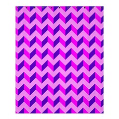 Modern Retro Chevron Patchwork Pattern Shower Curtain 60  x 72  (Medium) 