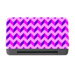 Modern Retro Chevron Patchwork Pattern Memory Card Reader with CF