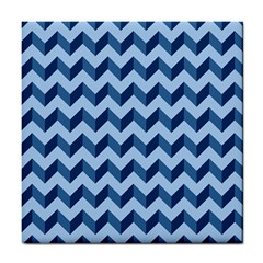 Modern Retro Chevron Patchwork Pattern Tile Coasters