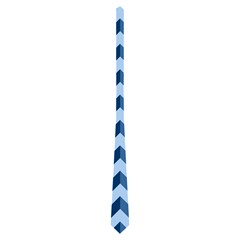 Modern Retro Chevron Patchwork Pattern Neckties (One Side) 