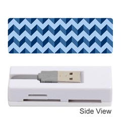 Modern Retro Chevron Patchwork Pattern Memory Card Reader (Stick) 