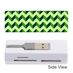 Modern Retro Chevron Patchwork Pattern Memory Card Reader (stick)  by GardenOfOphir