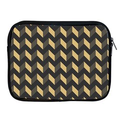 Modern Retro Chevron Patchwork Pattern Apple Ipad 2/3/4 Zipper Cases by GardenOfOphir