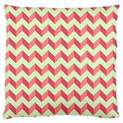 Modern Retro Chevron Patchwork Pattern Large Flano Cushion Cases (two Sides)  by GardenOfOphir