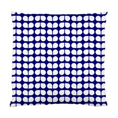 Blue And White Leaf Pattern Standard Cushion Cases (two Sides)  by GardenOfOphir