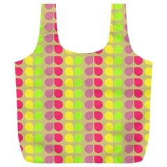 Colorful Leaf Pattern Full Print Recycle Bags (l)  by GardenOfOphir