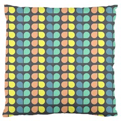 Colorful Leaf Pattern Large Cushion Cases (one Side)  by GardenOfOphir