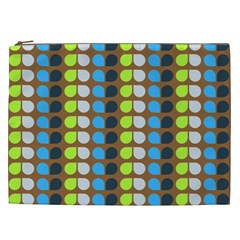 Colorful Leaf Pattern Cosmetic Bag (xxl)  by GardenOfOphir