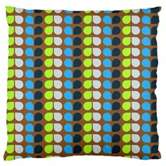 Colorful Leaf Pattern Large Flano Cushion Cases (one Side)  by GardenOfOphir