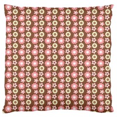 Cute Floral Pattern Large Flano Cushion Cases (two Sides)  by GardenOfOphir