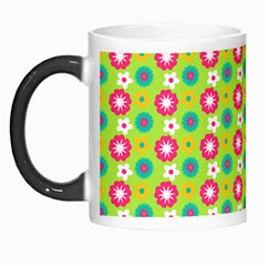 Cute Floral Pattern Morph Mugs by GardenOfOphir