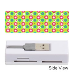 Cute Floral Pattern Memory Card Reader (stick)  by GardenOfOphir