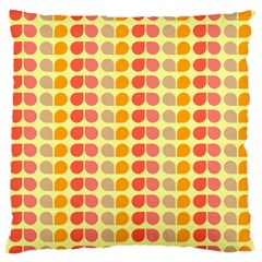 Colorful Leaf Pattern Large Flano Cushion Cases (one Side)  by GardenOfOphir