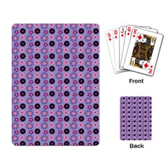 Cute Floral Pattern Playing Card by GardenOfOphir