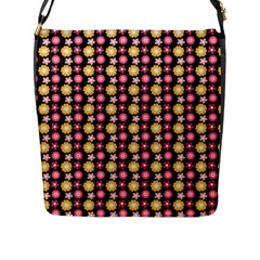 Cute Floral Pattern Flap Messenger Bag (l)  by GardenOfOphir