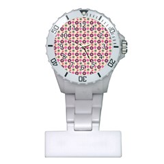 Cute Floral Pattern Nurses Watches by GardenOfOphir