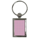 Cute Pretty Elegant Pattern Key Chains (Rectangle)  Front