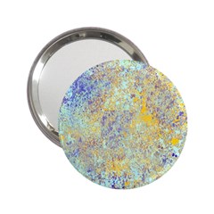 Abstract Earth Tones With Blue  2 25  Handbag Mirrors