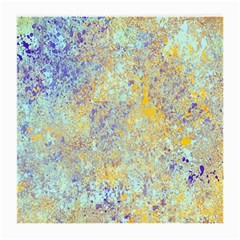 Abstract Earth Tones With Blue  Medium Glasses Cloth (2-side)