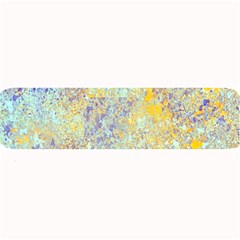 Abstract Earth Tones With Blue  Large Bar Mats