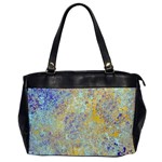 Abstract Earth Tones With Blue  Office Handbags Front