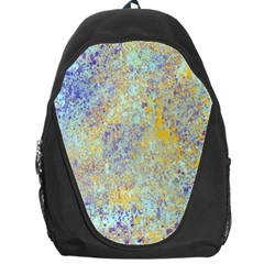 Abstract Earth Tones With Blue  Backpack Bag