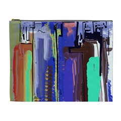 Abstract City Design Cosmetic Bag (xl) by digitaldivadesigns