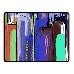 Abstract City Design Fleece Blanket (small) by digitaldivadesigns