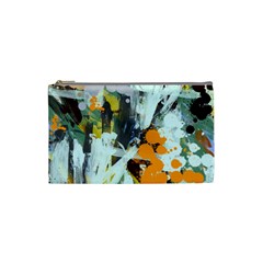 Abstract Country Garden Cosmetic Bag (small)  by digitaldivadesigns