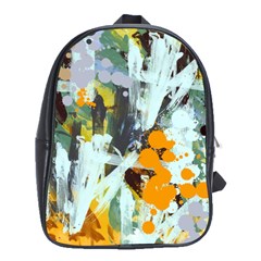 Abstract Country Garden School Bags(large)  by digitaldivadesigns