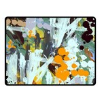 Abstract Country Garden Double Sided Fleece Blanket (Small)  45 x34  Blanket Front