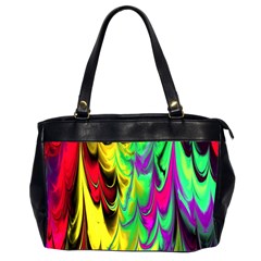 Fractal Marbled 14 Office Handbags (2 Sides)  by ImpressiveMoments