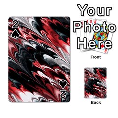 Fractal Marbled 8 Playing Cards 54 Designs  by ImpressiveMoments