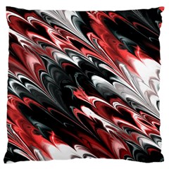 Fractal Marbled 8 Large Cushion Cases (two Sides)  by ImpressiveMoments