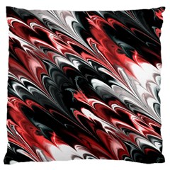 Fractal Marbled 8 Large Flano Cushion Cases (two Sides)  by ImpressiveMoments