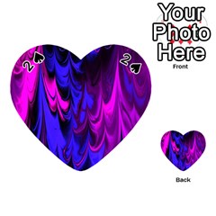 Fractal Marbled 13 Playing Cards 54 (heart)  by ImpressiveMoments