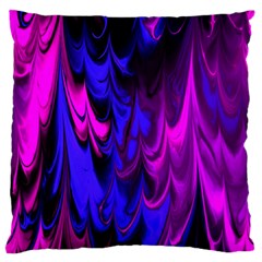 Fractal Marbled 13 Standard Flano Cushion Cases (two Sides)  by ImpressiveMoments