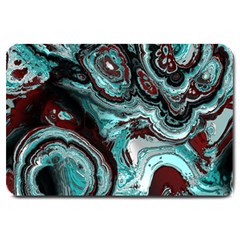 Fractal Marbled 05 Large Doormat 