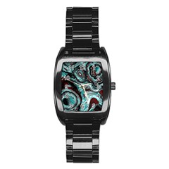 Fractal Marbled 05 Stainless Steel Barrel Watch