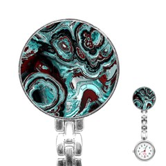 Fractal Marbled 05 Stainless Steel Nurses Watches