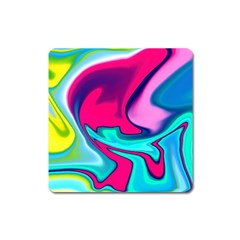 Fluid Art 22 Square Magnet by ImpressiveMoments