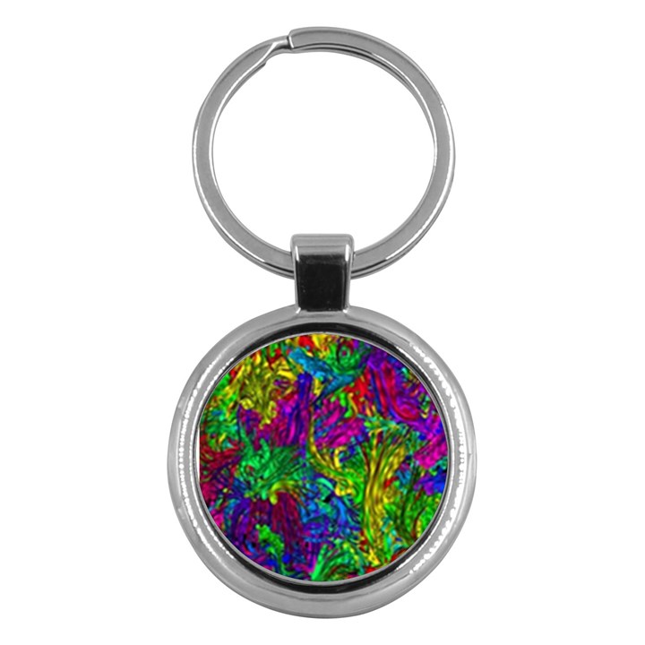 Liquid Plastic Key Chains (Round) 