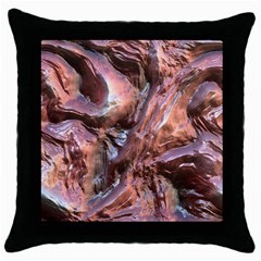 Wet Metal Structure Throw Pillow Cases (black) by ImpressiveMoments